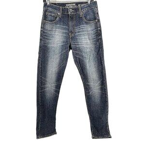 Signature by Levi Strauss & Co S37 Slim Men's Jeans Famous Riveted Strength